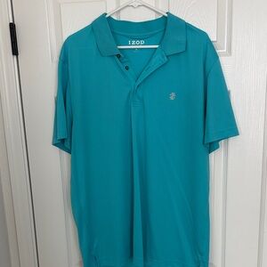 Izod Men's Aqua Polo Shirt